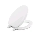 Kohler Stonewood Elongated Front Toilet Seat In White K-20466-0. Price: $34.99.