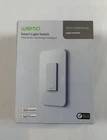 Wemo Wi-fi Smart Light Switch Apple Home Kit White Open Box WLSO503 House. Price: $42.95.