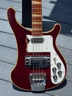 1971 Rickenbacker 4001 Checkerboard Bound Burgundyglo Had Few Good Gigs Used. Price: $7995.00.