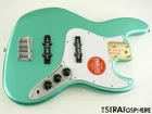 Fender Squier Affinity Active Jazz Bass, Loaded Body Preamp Mystic Surf Green Open. Price: $251.99.
