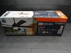 Hampton Bay Morland 52 In. Smart Indoor/covered Outdoor Matte Black Ceiling Fan Open. Price: $61.99.