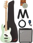 Fender Squier Affinity Precision Bass Pj - Surf Green W/ Rumble 15 Amplifier New. Price: $449.99.