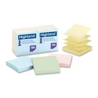 3M 6549PUA Highland Pop-up Pastel Notes 3"X3" 12/PACK New. Price: $18.73.