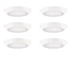 Commercial Electric 4" Led Surface Mount Downlight Cct (two 6PK, 12TOTAL Lights) Open. Price: $79.99.