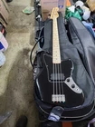 Squier Affinity Series Jaguar Bass With Maple Fingerboard - Black Used. Price: $200.00.