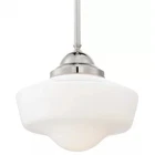 Minka Lavery 2256-613 Light 12.25" Height Indoor Schoolhouse Pendant Open. Price: $99.98.