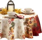 Home Fashions Swaying Leaves Bordered Fall, Seasonal And Holiday 70" (round) New. Price: $21.61.