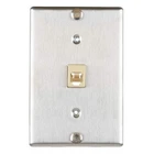 Leviton C0256-SS Telephone Wallplate Surface Mount Jack. Price: $9.79.