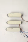 Vintage 80'S Fender Lace Sensor Red Silver Blue Strat Pickup Set Used. Price: $225.00.