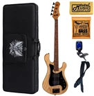 Dean Hillsboro Select Natural 4 String Bass Guitar, Fluence, Light Weight Case New. Price: $1320.00.