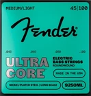 Fender 9250ML Ultracore Roundwound Bass Strings, Nps, Ball End, 45-100 New. Price: $29.99.