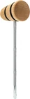 Low Boy Wood Bass Drum Beater - Natural W/ Black Stripes New. Price: $32.00.