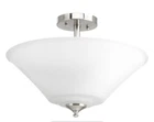 Progress Lighting P3864-09 Joy 3-LIGHT Brushed Nickel Semi-flush Mount New. Price: $28.98.