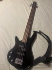 4-STRING Solid Body Electric Bass Guitar Left-handed Ibanez Black With Strap New. Price: $170.00.