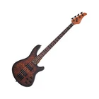 Schecter 3970-SHC C-4 Standard String Rh Electric Bass Tobacco Burl New. Price: $449.00.