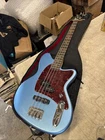Ibanez Talman Four String Electric Bass Guitar TMB100 - Light Blue Metallic 34" Used. Price: $199.00.