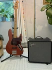 Fender Player Plus Jazz Electric Bass Guitar Candy Apple Red W/ Amp & Gig Bag Used. Price: $800.00.