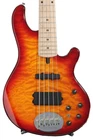 Guitar Lakland Skyline 55-02 Deluxe 5-STRING Bass Honey Burst Open. Price: $2000.00.
