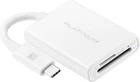 Platinum Usb-c To And Microsd Card Reader White Open. Price: $9.01.
