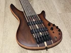 Ibanez Premium SR1356B 6-STRING Soundgear Bass Guitar Dual Mocha Burst Flat Open. Price: $1199.99.