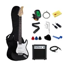 Beginner Series 39-INCH Electric Guitar With 10-WATT Amp, Case, Strap, Cable,... New. Price: $131.26.