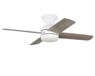 Hampton Bay Cardiff Flush Mount Ceiling Fan W/ Adjustable Led Light 84212 Open. Price: $57.00.
