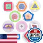 Ready 2 Learn Giant Stampers - Geometric Shapes Outlines Set Of 10 Easy New. Price: $30.99.