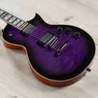 Esp Usa Eclipse Guitar, Quilted Maple Top, Duncan APH-1S, Dark Purple Sunburst Open. Price: $4319.00.