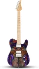 Leo Jaymz Electric Guitar Purple 24-FRET Dual Humbuckers Fixed Bridge Gloss Top New. Price: $281.52.