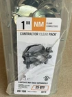 (qty 25) Halex 05110B 1" Non-metallic Twin Screw Clamp Connector For #14/2 #6/3 New. Price: $20.00.