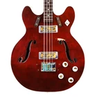 '72 Harmony H420 Vintage Thinline Electric Hollowbody Bas Guitar W/ Dearmond Pus Used. Price: $2585.00.