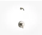 Kohler Elate Rite-temp TLS35321-4-BN Shower Kit In Vibrant Brushed Nickel Open. Price: $58.00.