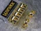 Warwick Gold 4 String Bass Bridge & Tailpiece Thumb Corvette Streamer Katana New. Price: $311.00.