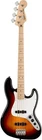 Squier Affinity Series Jazz Bass, 3-COLOR Sunburst, Maple Fingerboard Used. Price: $326.33.