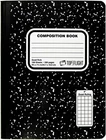 Top Flight Sewn Marble Composition Book, Black/white, Quad Rule, 4 Squares Per New. Price: $9.26.