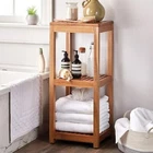 New Mesa 3-TIER 15.2" X 14" 35.5" Acacia Storage Shelf 1619123 Open. Price: $36.95.
