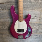 Ernie Ball Music Man Stingray Special Bass Guitar - Soda Pink Sparkle New. Price: $2799.00.