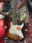 Fender Squier Stratocaster Right-hand 6-STRING Brown Sunburst Pre Owned Used. Price: $399.00.