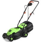 Costway 12 Amp 14-INCH Electric Push Lawn Corded Mower With Grass Bag Green New. Price: $119.99.