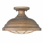 Golden Lighting Bartlett 2-LIGHT Semi-flush Mount Copper Patina Open. Price: $54.11.