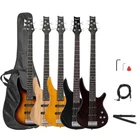 Glarry Colors 5 Strings Gib Basswood Electric Guitar W/ Bag For Practice New. Price: $76.49.