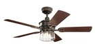 Kichler 310239 Lyndon 52" Indoor / Outdoor Ceiling Fan - Bronze New. Price: $664.99.