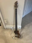 Ampeg Dan Armstrong Clear Lucite Bass Guitar 1969-1971 Used. Price: $3300.00.