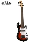 Kala Solid Body 5-STRING Fretless U-bass Tobacco With Bag UBASS-SB5-TB-FL New. Price: $479.00.