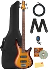 Ibanez SR370EF Standard Fretless Bass Guitar - Brown Burst W/ Gig Bag New. Price: $509.99.