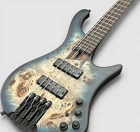 Ibanez EHB1500-CTF Used Poplar Burl Top Mahogany Back Body W/soft Case. Price: $1209.99.