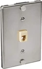 Telephone Wallplate Surface Mount Jack, 1 Modular 6P4C Screw.... Price: $15.65.