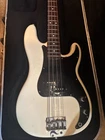 Used Fender Precision Bass Guitar - Olympic White. Price: $650.00.