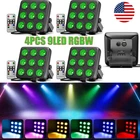 4PCS Uking 9X20W Rgbw Led Par Uplight Remote Dmx Control Wedding Stage Dj New. Price: $119.99.