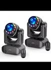 Yiflamefly 2PCS 80W Led Moving Head Light 10GOBOS 8COLORS 18PRISMS Stage New. Price: $246.32.
